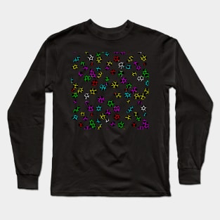 Abstract Dreams of Summer Fruit (MD23SMR006c) Long Sleeve T-Shirt